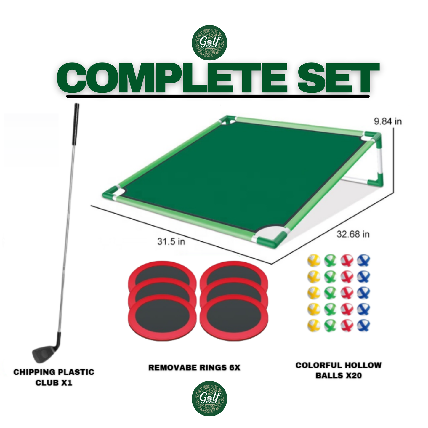 Premium Golf Chipping Challenge Set